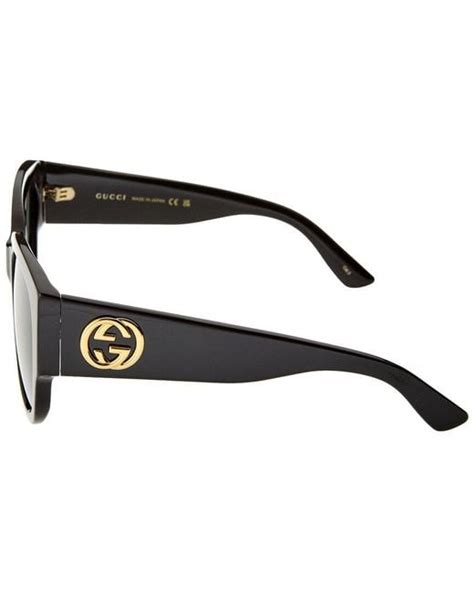 Gucci Women's Gg0142san 55mm Sunglasses In Black 